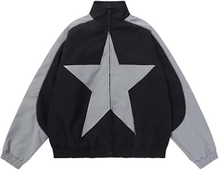 Aelfric Eden Reflective Stripe Star Zipper Jacket Graphic