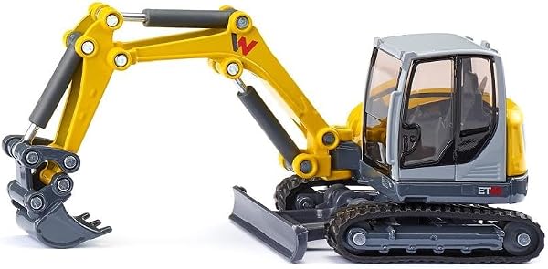 Siku Siku 3559 Super Other License Wacker Neuson ET 65 Track Excavator, Yellow in use