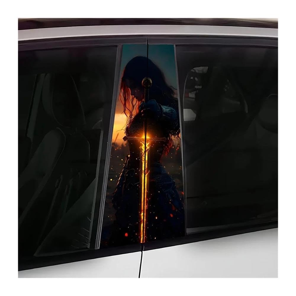 Sticker montant voiture Valkyrie en vinyle haute finition covering extérieur