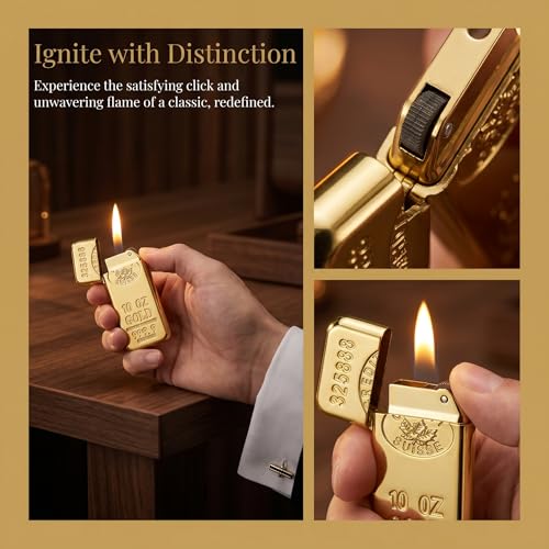 Encendedor de butano recargable de llama ajustable, ideal para camping y barbacoas 4