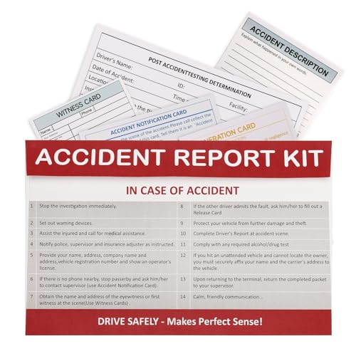 How to Settle Your Car Accident Claim Without a Lawyer: Proven Steps 4 5 Pack Vehicle Accident Report Kit in Envelope 6 * 9.45inch Driver's Vehicle Inspection Report for Helps Drivers Collect Organize Report Vehicle Accident Information