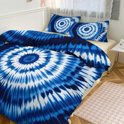 Parure de lit double 228x228 cm réversible en microfibre douce avec taies - 2