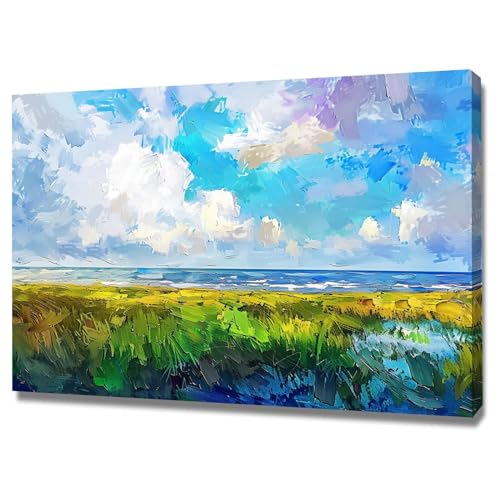 Impression sur toile océan pour créer une ambiance zen dans votre salon