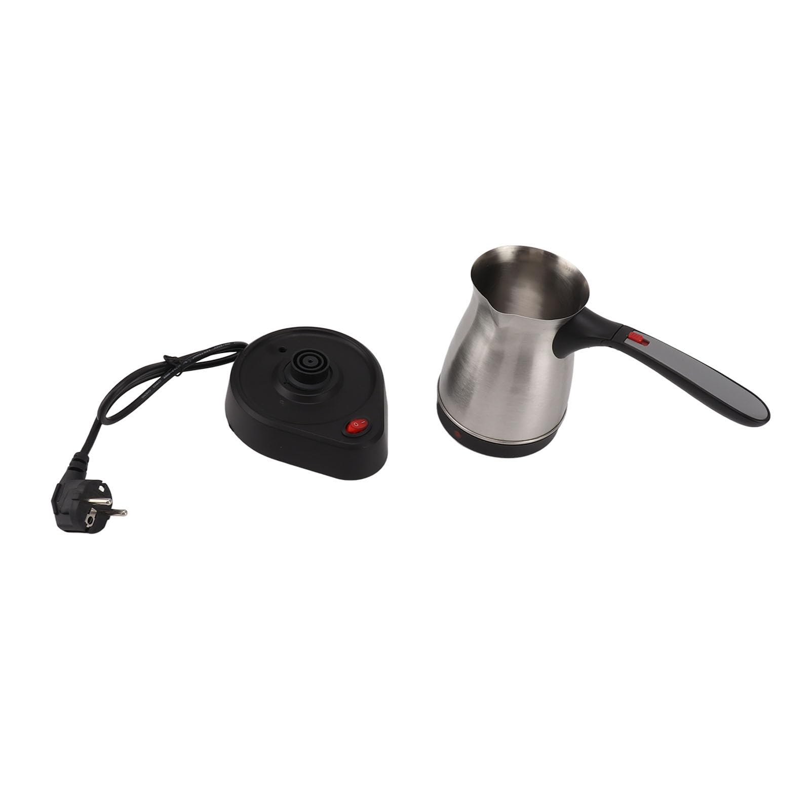 Turks Koffiezetapparaat, 500 Ml Arabisch, Grieks en Turks Elektrisch Koffiezetapparaat Machine Pot Warmer Ketel, Roestvrijstalen Turkse Koffiepot voor Thuis, Thee, Koffie (BLACK Turks Koffiezetapparaat, 500 Ml Arabisch, Grieks en Turks Elektrisch Koffiezetapparaat Machine Pot Warmer Ketel, Roestvrijstalen Turkse Koffiepot voor Thuis, Thee, Koffie (BLACK