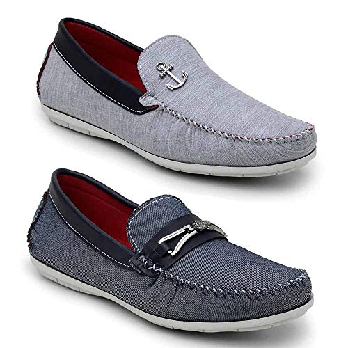 Kit 2 Mocassim Masculino Palmilha Macia Solado Antiderrapante