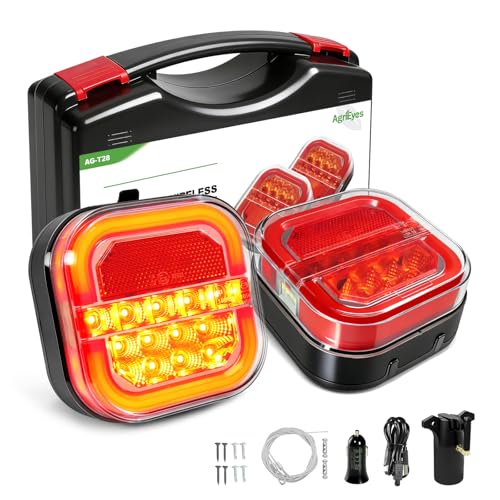 Agrieyes Halo Wireless Trailer Lights, 2 Mounting...