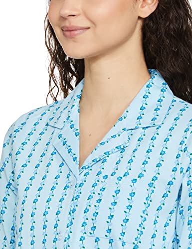 Image of Amazon Brand - Eden & Ivy Women's Cotton Regular Fit T-Shirt and Shorts Night Suit (Night Wear | Lounge Wear Set)