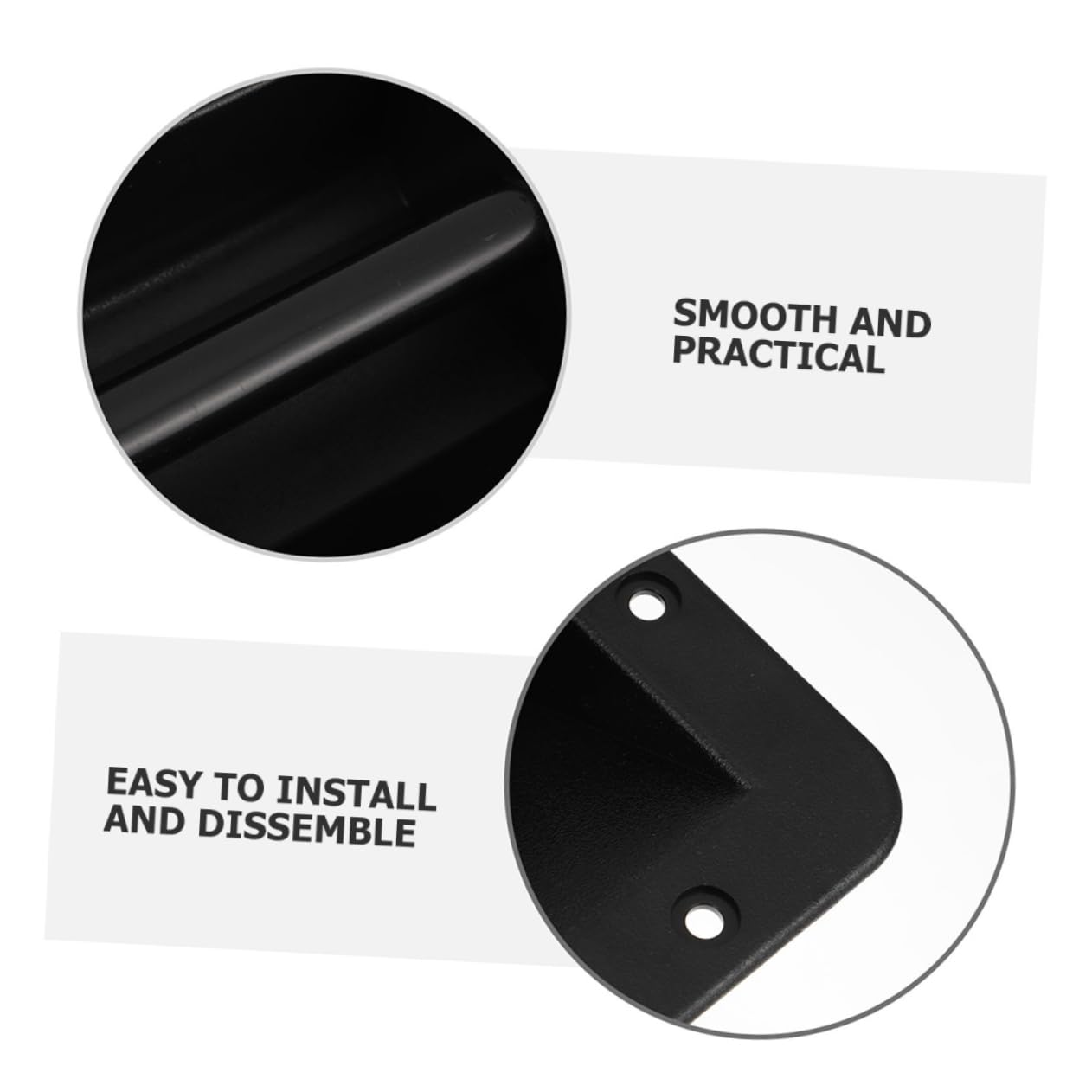 Housoutil 4Pcs Durable Plastic Speaker Handles Easy Install Side Handles for Dj Speaker Cabinets Lightweight Bucket Handle Replacement for Vintage Amplifier Supplies