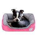 Powerking Dog Bed,Waterproof Pet Mat Pad and Sleeping Cushion For Kitty Cat and Small Puppy Dog,Soft and Washable(Pink)