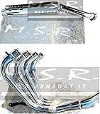 Zulassungsbuch inklusive MSR Kompletter Auspuff zugelassen MSR Schalldämpfer Motorrad EPOCA KOMPATIBEL FUR HONDA CB 750 SEVEN FIFTY 4/1 rechts ROUNDCIL TAC Feine Serie
