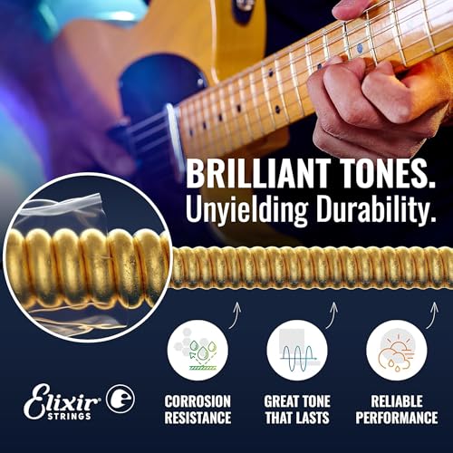 Image of Elixir Strings 16550 Guitar Strings with OPTIWEB Coating, 3 Pack, Super Light (.009-.042)