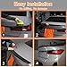 Rear Trunk Spoiler for Volkswagen Golf 4 MK4 1997-2002, Rear Window Top Roof Spoiler Wing, Modification Tail Wing, Car Wing Punch-Free,Carbon Fiber