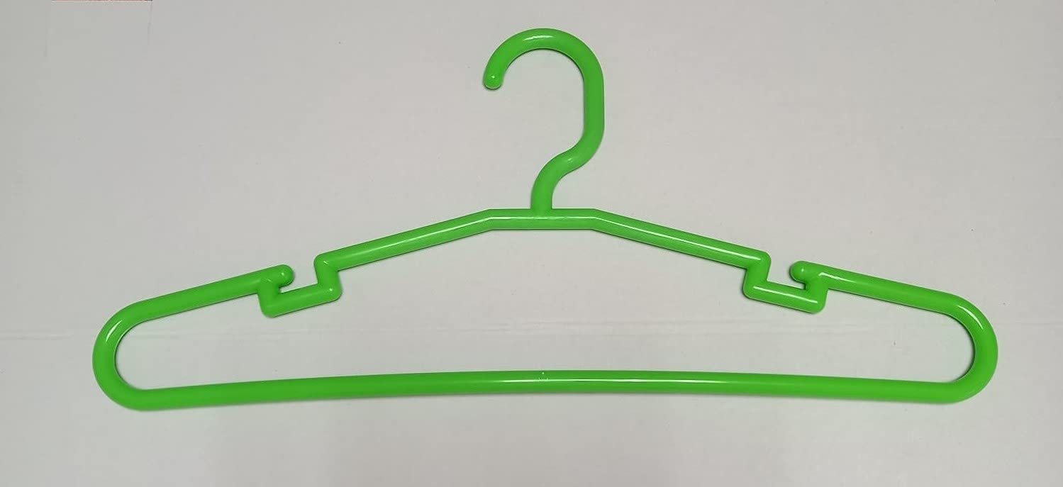 TODO HOGAR All Home Kleiderbügel, Kunststoff, Weiß, Grün, Orange und Fuchsia. 25 und 50 Stück Standard-Kleiderbügel aus Kunststoff, langlebig und schlank, für Erwachsene, 42 cm, grün