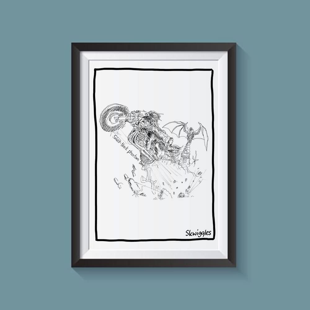 Bat Out Of Hell - Meatloaf - A4 Print