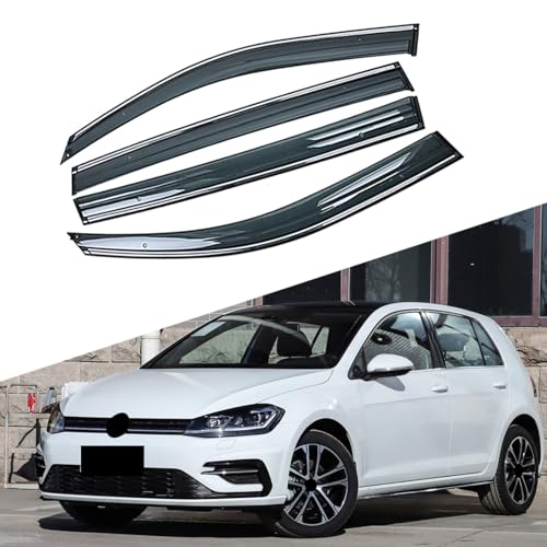 Air déflecteurs fenêtre pour VW Golf R Line visières de vent auto