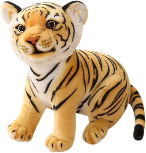 Tiger Tale Toys - Juguete de peluche con diseño de tigre, animales de peluche realistas y lindos animales de peluche para niños, regalo para niños,
