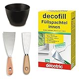 Maler-Spachtelset Renovierungsset, 5-teilig, Malerspachtel Set, Gipsbecher, Reparatur-Spachtelmasse