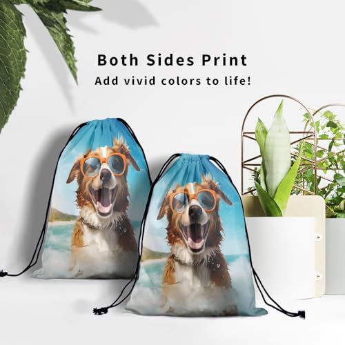 Image of Nerxy Pet Gymnastics Grip Bag Dog Cat Drawstring Grip Bags Puppy Shoe Bag Gym Storage Pouch
