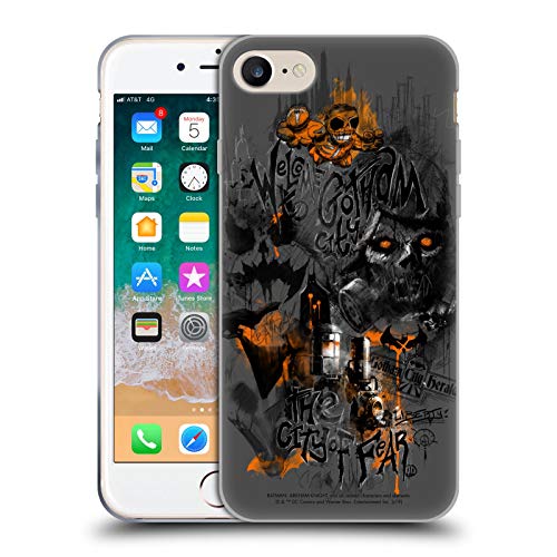 Head Case Designs Officially Licensed Batman Arkham Knight City Of Fear Scarecrow Graphics Soft Gel Case Compatible With Apple Iphone 7/8 / Se 2020 & 2022 #TOP4