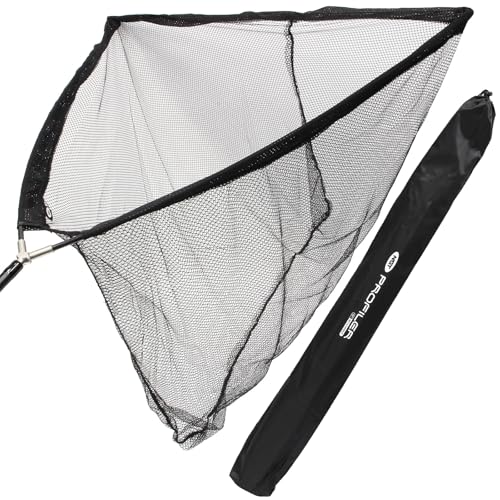 Profiler 42" Landing Net and 1.8m Handle Combo – Deluxe Metal Spreader Block, Fibreglass Arms, 2pc Telescopic Pole, Carry Case – Compact & Durable Coarse Fishing Net