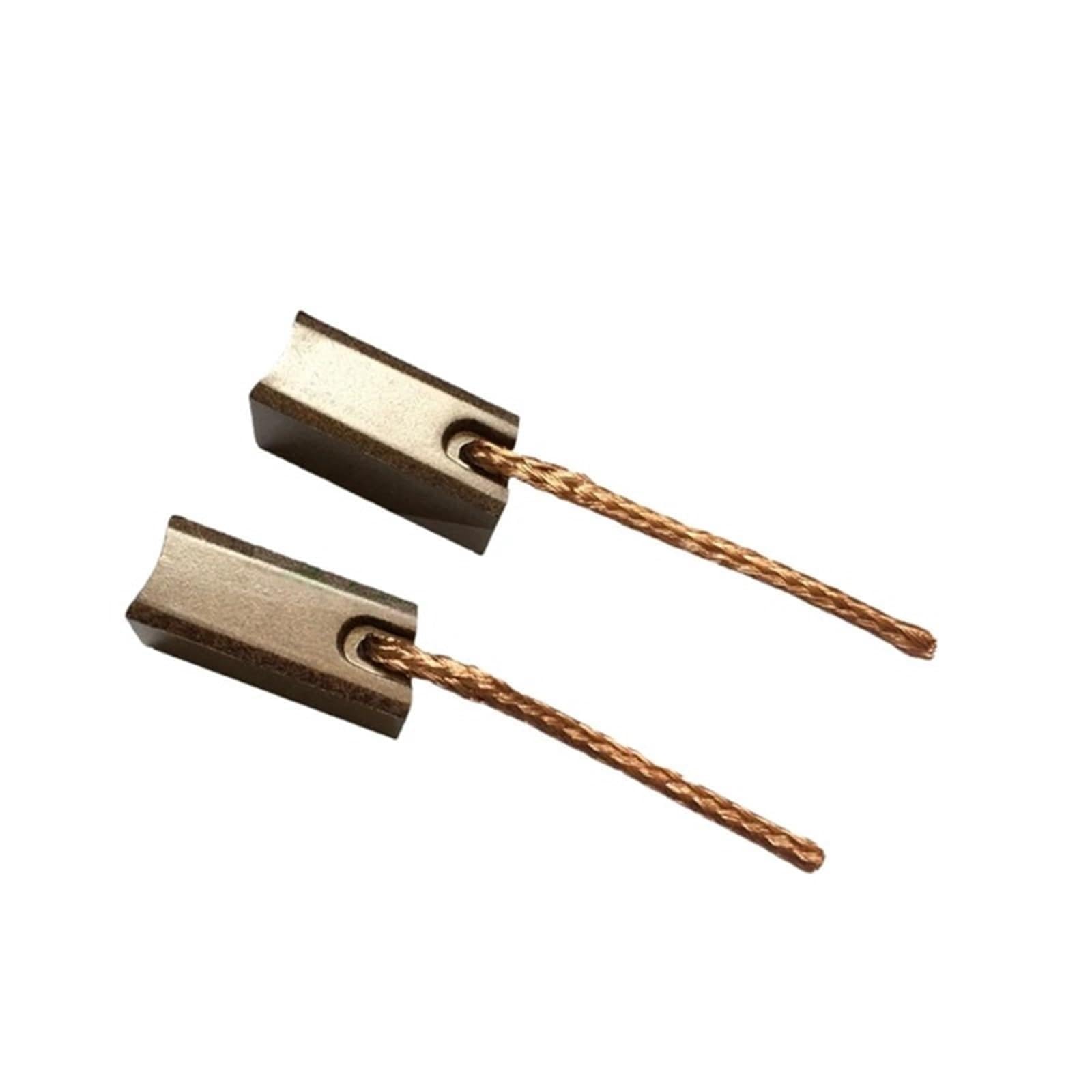 2 szt. Szczotki węglowe 8x10x20mm z przewodami do silników elektrycznych - kompatybilne z generatorami J455A