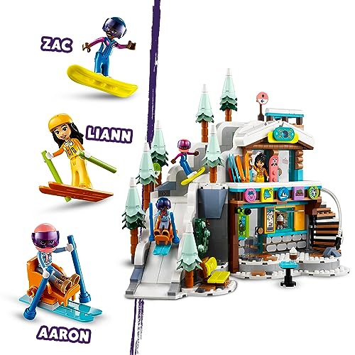 Image of LEGO Friends Holiday Ski Slope and Cafe 41756 Building Toy Set (980 Pieces)