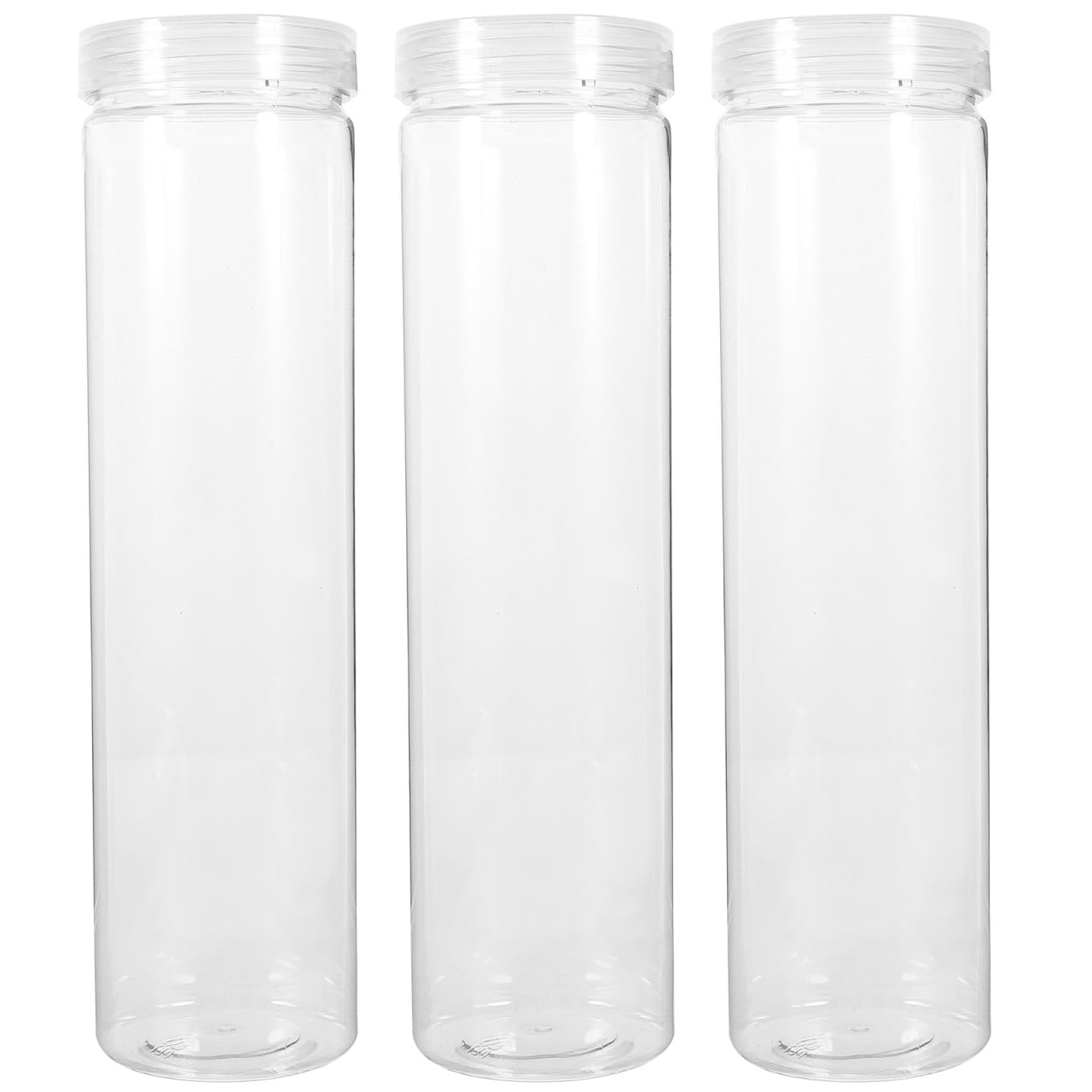 Contenant pour pâtes et céréales Kichvoe : bocal plastique transparent pour produits secs