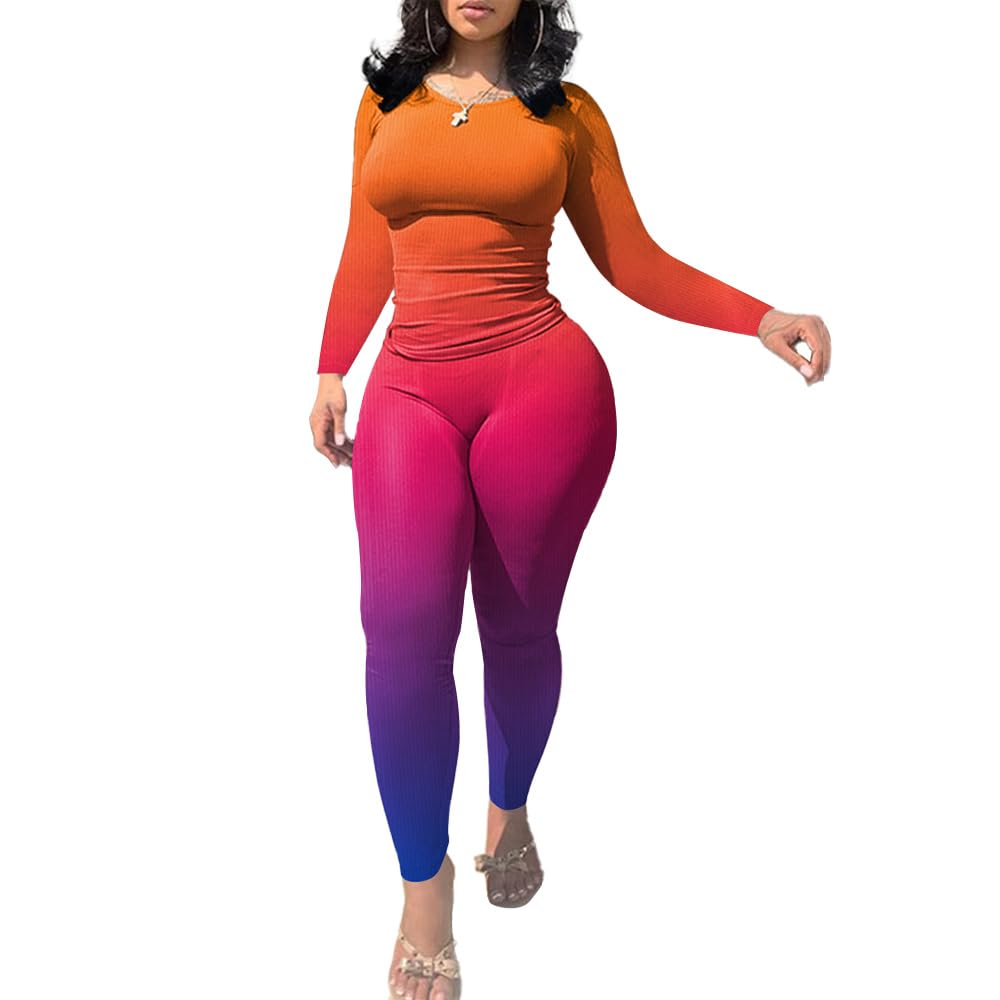 Nimsruc Two Piece Outfits For Women Casual Jogging Suits
