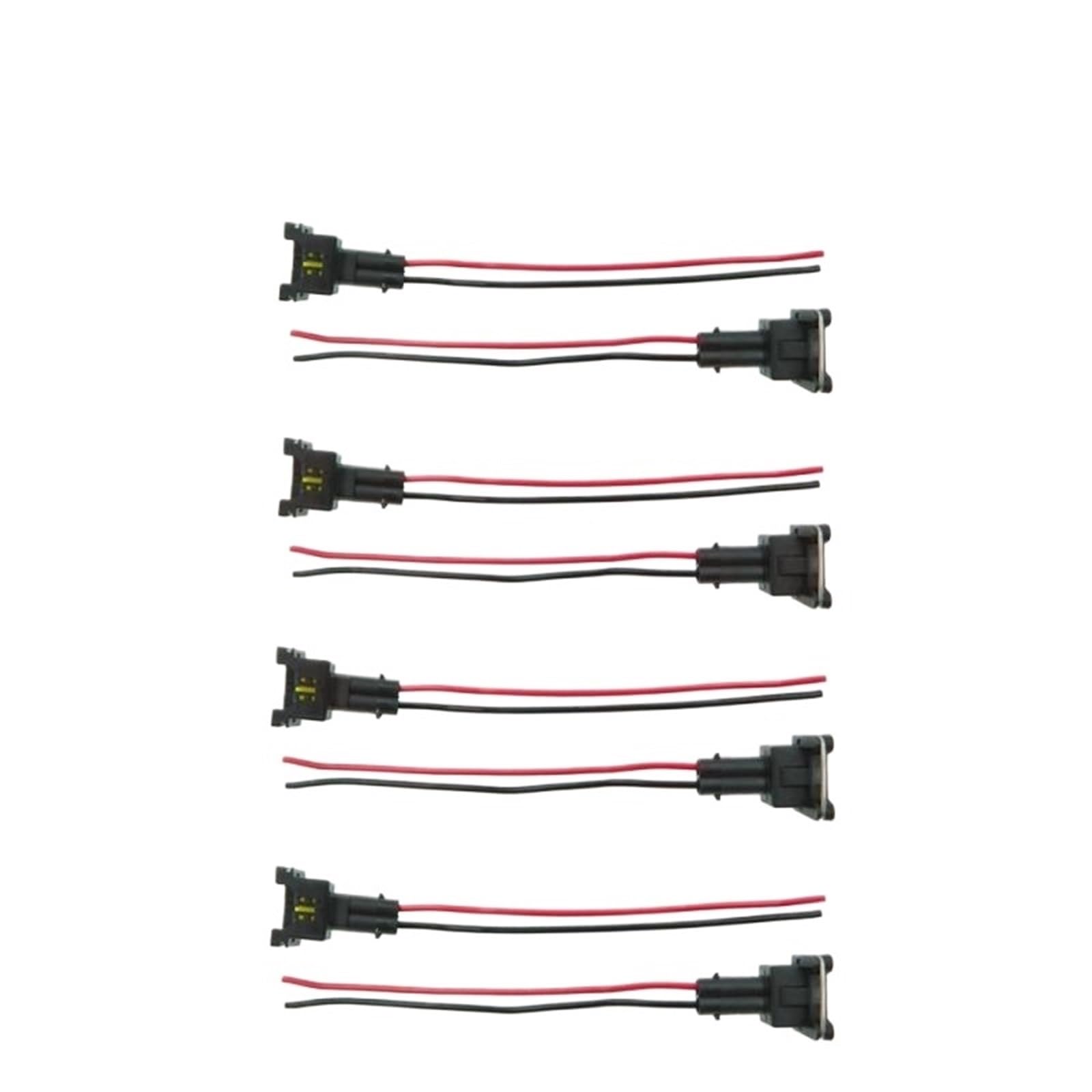 bomba de combustible para riel Para Bosch 440cc 650cc 850cc 1000cc Para juego pines y cables conector inyector combustible EV1 impermeable boquilla de inyector de combustible(8pcs)