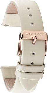 Quick Release Leather Watch Band Strap - Replacement for Mens or Womens Choose Color And Width 16mm, 18mm, 20mm or 22mm