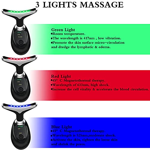 Anti Wrinkles Face Massager Face Sculpting Device Anti-Aging Facial Neck Eye Device For Women And Man (Black) #TOP2