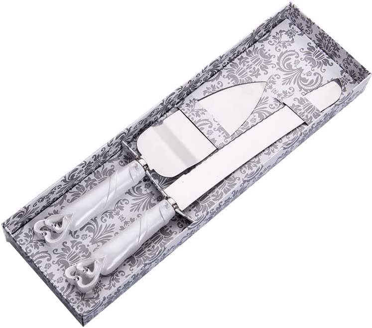 Set Couteau à Gâteau Et Serveur Waterford – Inox Argenté, Occasion (sans Boîte)