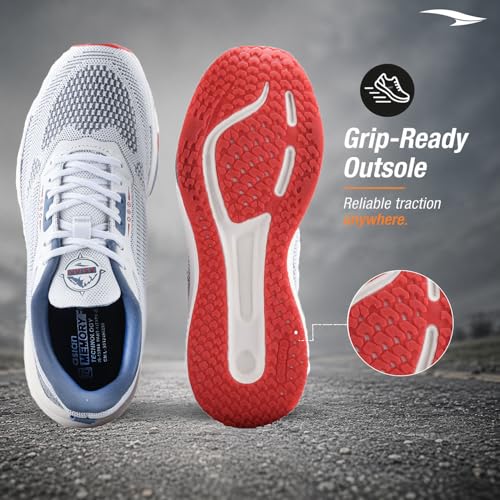 Image of ASIAN Titan-16 Men's Running Shoes | Lightweight Knit Mesh Upper | Breathable Airflow Design | EVA Grip Sole Comfortable Daily Use