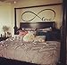 ALiQing Love Infinity Symbol Wall Decal Sticker for Bedroom Decoration (59Wx23H)