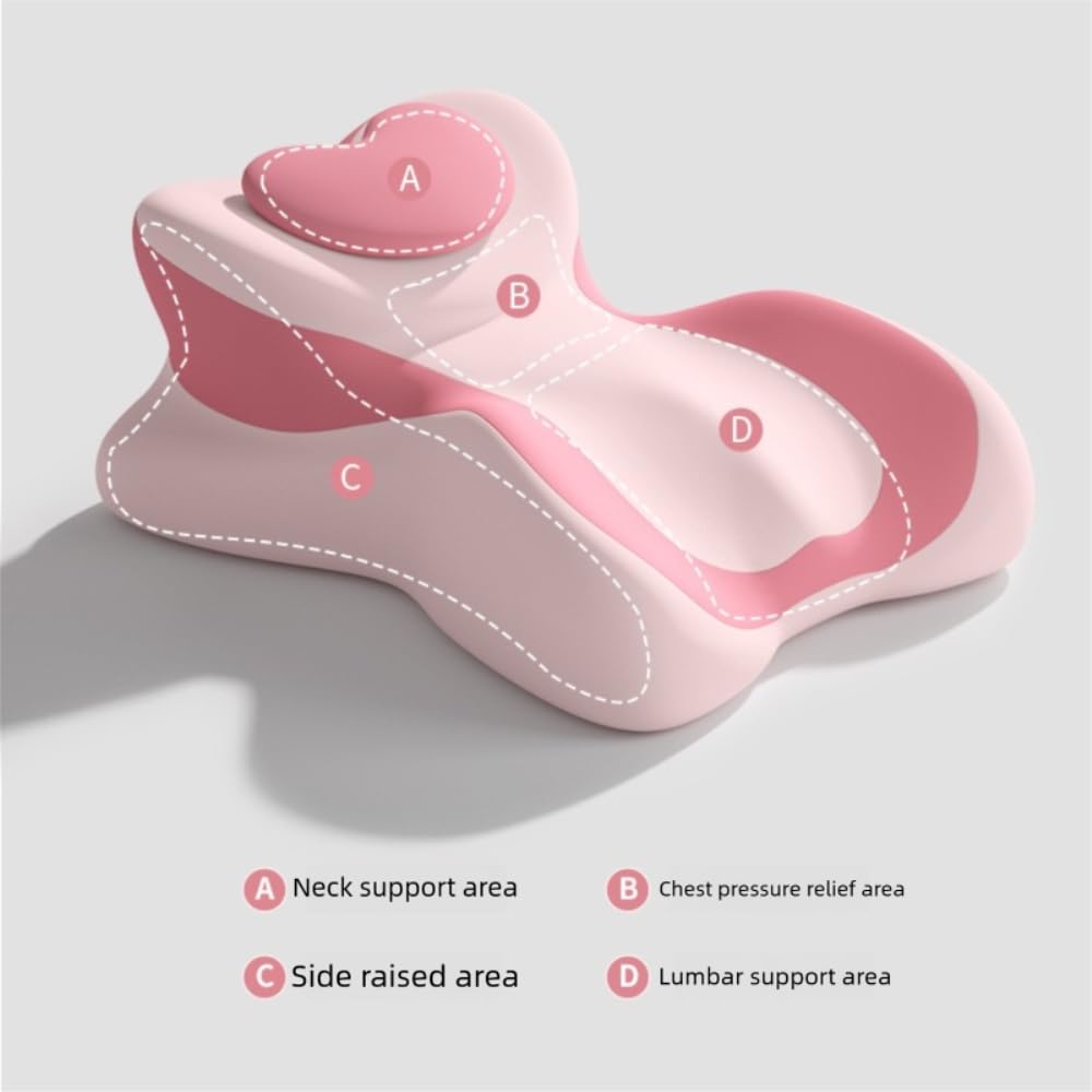 JJDFW Memory-Foam-Kissen für Paare, ergonomisch, zum Anheben von Hüften, Taille, Bauch