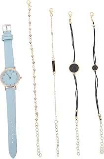 Conjunto De 1 Conjunto De Combinação De Pulseiras Para Relógios Femininos Relógios Femininos Ternos Femininos E Pulseiras Femininas Conjunto De Relógios E Pulseiras Relógio De