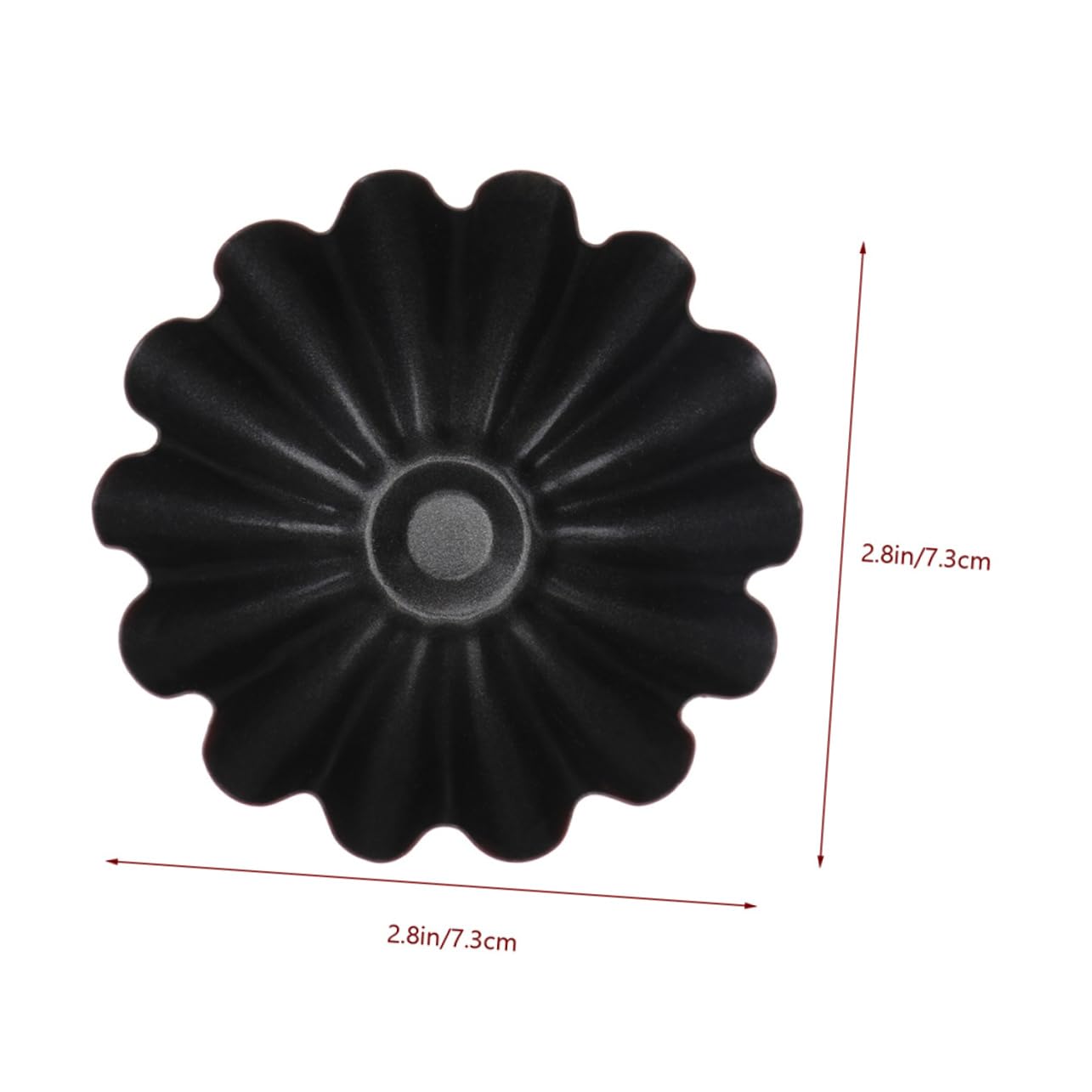 OFFSCH Stainless Steel Egg Tart Molds 5 Pack Cake Baking Molds for Pudding Sturdy Easy to Use