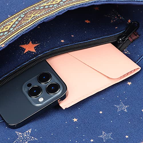 Kyku Blue Yoga Mat Bag Extra Large Yoga Bags And Carriers, Holds More Yoga Accessories, Fit Most Size Mats #TOP1