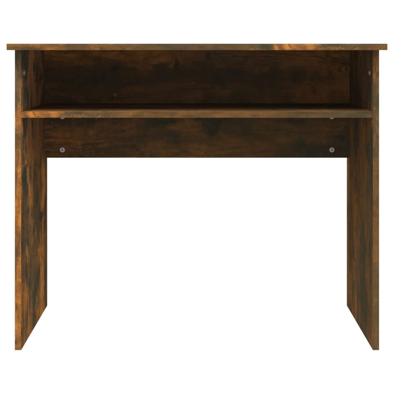 Homgoday Scrivania da ufficio per computer, piccolo tavolo da lavoro per bambini, con spazio di archiviazione, per camera da letto, soggiorno, studio, incenso, 90 x 50 x 74 cm, materiale in legno