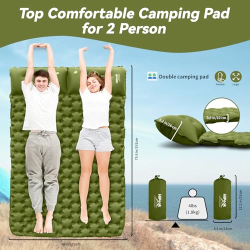 HiiPeak Double Self-Inflating Sleeping Pad