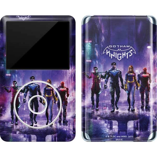 Skinit Decal MP3 Player Skin Compatible with iPod Classic (6th Gen) 80GB - Officially Licensed Warner Bros Gotham Knights Design