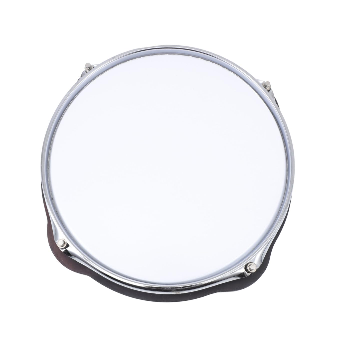 TOYANDONA Pad Riduzione del Volume Allenatore 10 Pollici in Pvc Batteria Bianco e Flessibile per Pratica di Percussioni e Strumenti Musicali