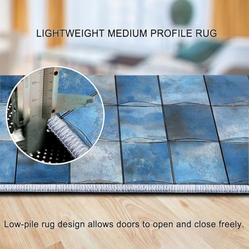 Tapis lavable en machine 160x230 cm avec envers antidérapant - 6