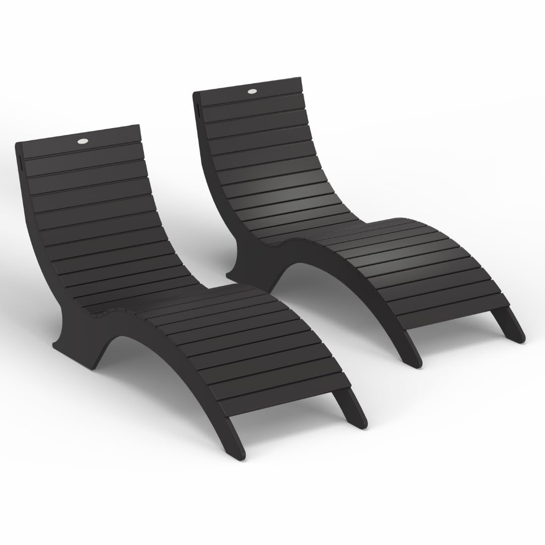 Lounge Concepts - in-Pool Ledge Aqua Chaise Lounge - Waterproof, Fade Resistant, Pool Chaise Lounge Seating, Made for Water - Set of 2