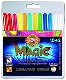 Koh-I-Noor clutch pencil / mechanical lead holder 5.6mm artist drawing, carpenter woodworking pencil with Graphite & Charcoal lead refills set