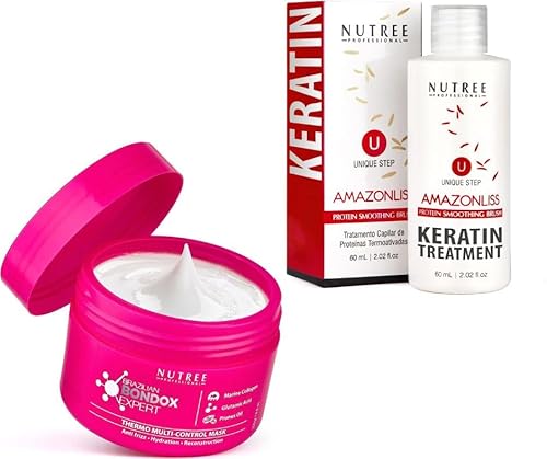 Amazonliss Brazilian Keratin Smoothing Treatment & HAIR MASK BRAZILIAN BONDOX