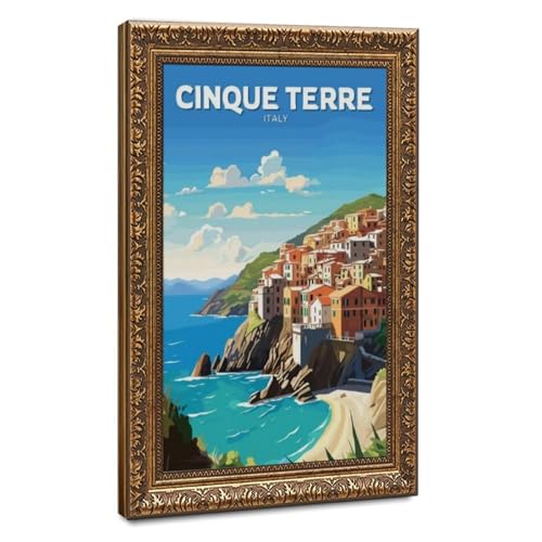 Poster Italie Cinque Terre 40x61cm pour raviver un mur de salon vide