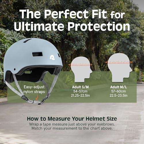 Image of Retrospec Dakota Adult & Youth Bike Helmet - Multi-Sport Protection with ABS Shell, EPS Foam, 10 Vents & Removable Washable Padding for BMX, Skating, and Scooter