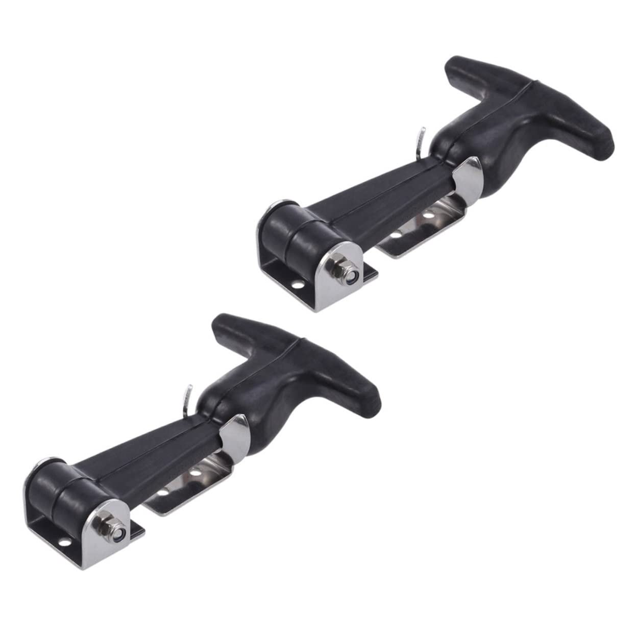 Lurrose 5 Set Fibbia Buckle Gomma Da Cancellare Gomma Cancellare Flessibile Tappo Di Scarico Tocco Auto Kit Chiusura Con Manico A T Chiusura in Gomma Con Impugnatura A T Metallo 2 Pezzi*5