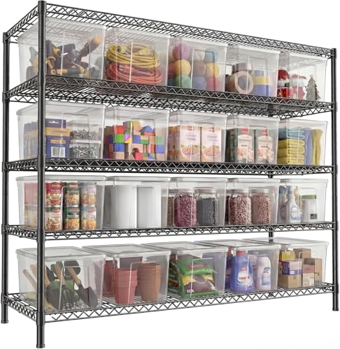 REIBII 55.5 Metal Wire Shelving Unit (3200LBS)
